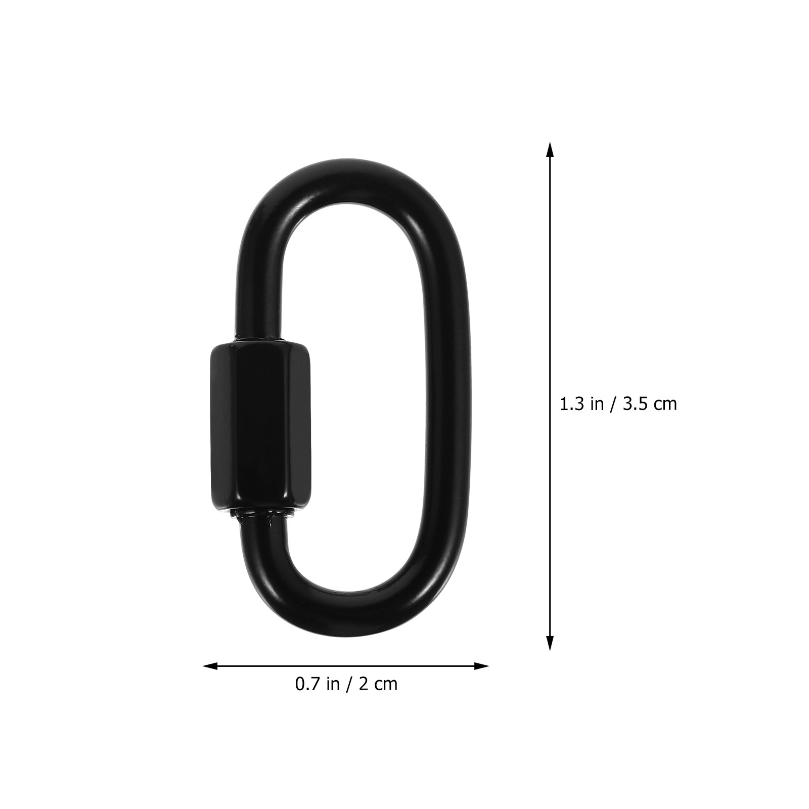 8Pcs Quick Links Black Stainle - Steel Chain ulasan dan harga