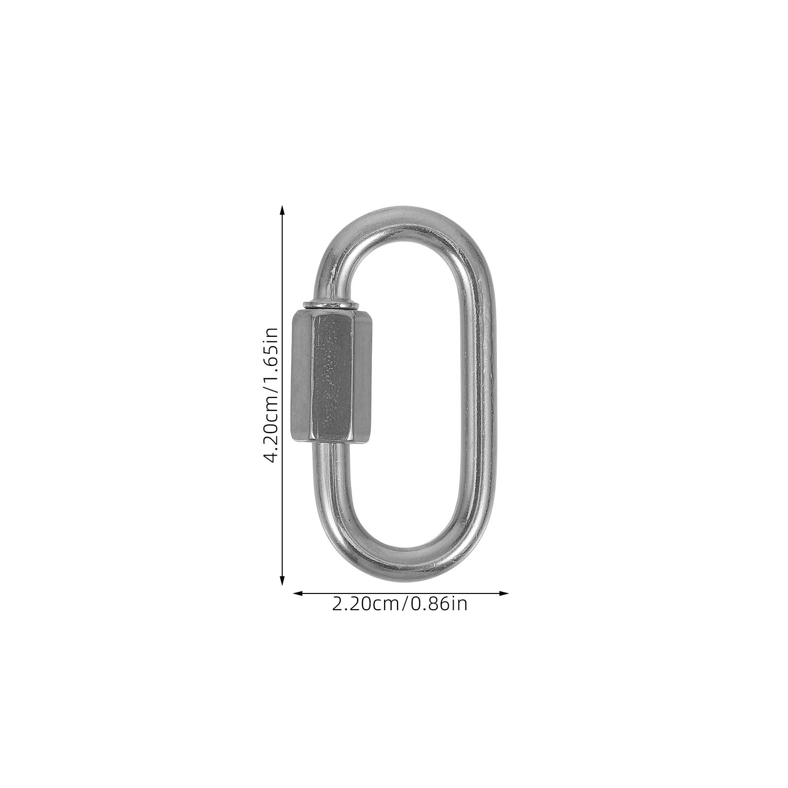 6Pcs Stainless Steel Quick Lin - Steel Chain ulasan dan harga