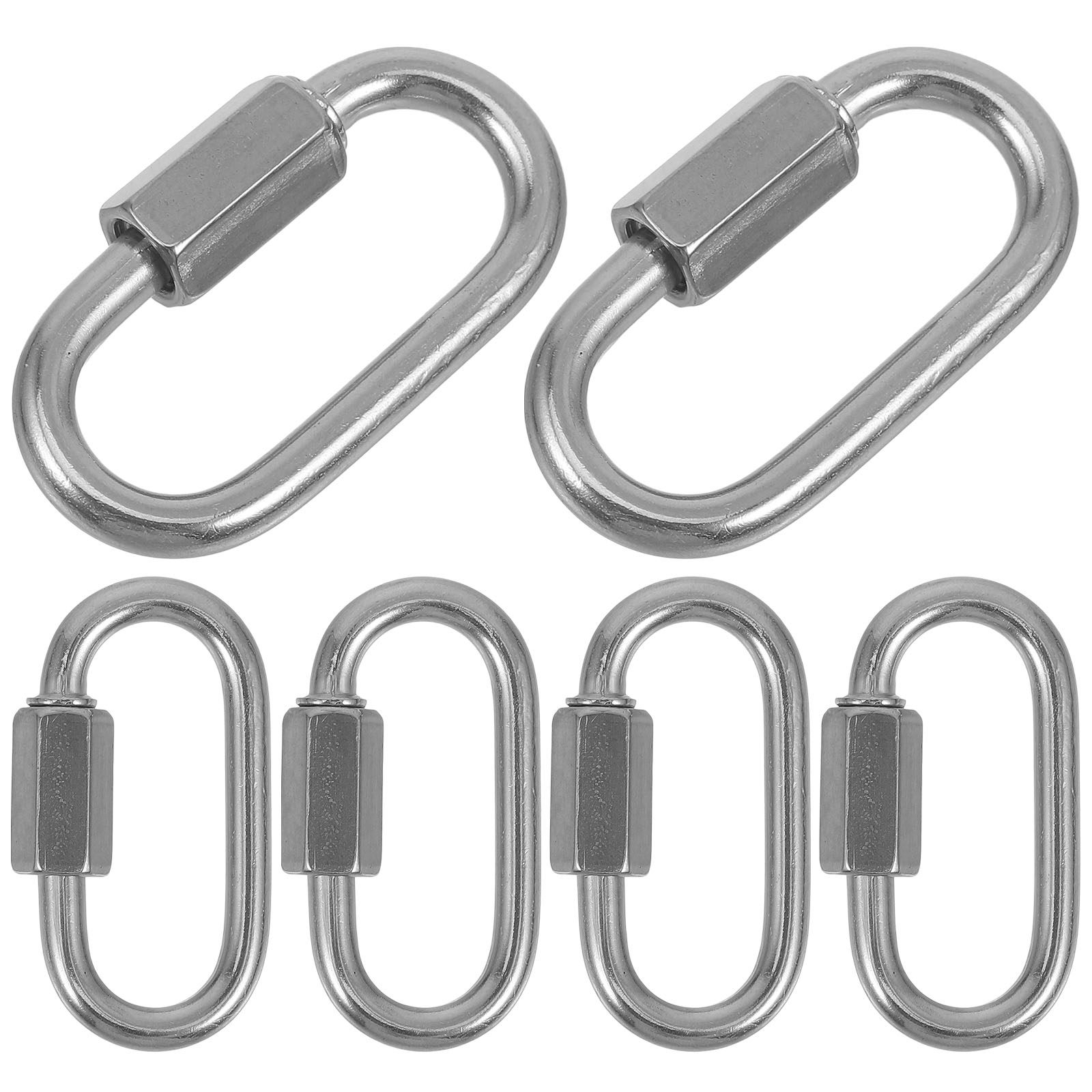 6Pcs Stainless Steel Quick Lin - Steel Chain ulasan dan harga